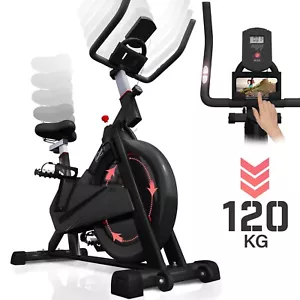 Physionics® Rower treningowy Dom Indoor Ergometr Cycling Trimmbike Speedbike - Zdjęcie 1 z 12