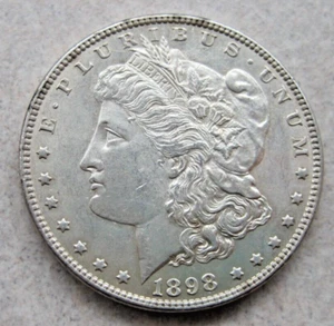 1898 MORGAN SILVER DOLLAR - SHARP! - Picture 1 of 2