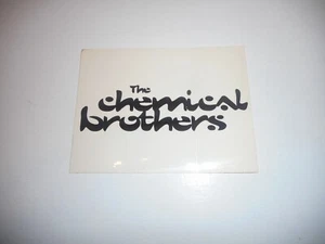 THE CHEMICAL BROTHERS - ORIGINAL PROMO STICKER - Picture 1 of 1