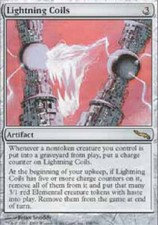 LIGHTNING COILS FOIL Mirrodin MTG Magic the Gathering Cards DJMagic