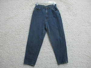 VINTAGE Congo Jeans 14 Girls Youth Size Blue Denim High Rise Dark Wash Made USA - Picture 1 of 12