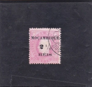 MOZAMBIQUE D. LUIS I RECARGO 2 1/2r. s/ 20 r. (1898) - Imagen 1 de 1