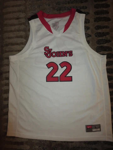 St. John's Red Storm #22 Basketball Nike Jersey LG L Cover
