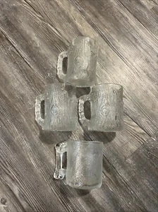 McDonald’s 1993 Flintstones RocDonalds TreeMendous Glass Mugs Set of 3 + 1 - Picture 1 of 5