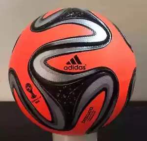 RARE Adidas Brazuca Orange Power Official Match Ball FIFA World Cup 2014 Size 5 - Picture 1 of 6