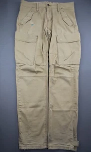 Men's 2014 Levi's Commuter Reflective Selvedge Cargo Pants Sz 31x30 (Msr 31x29) - Picture 1 of 12