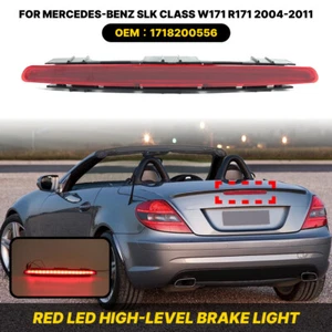For Mercedes-Benz SLK Class 2004-2011 1718200556 Red LED Third Brake Stop Lamp - Picture 1 of 7