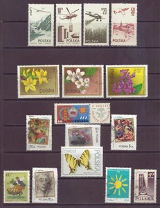 Poland, Issues of 1960s - 1991, including Flowers & Air Planes, CTO, MH, Used - Picture 1 of 1