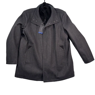 Marc New York  Men's Coyle Wool Stand Up Collar Coat Size XXL Charcoal NWT - Image 1 of 4
