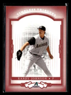 2004 Donruss Classics Randy Johnson Timeless Tributes Red /100 FX8526 - Image 1 of 2
