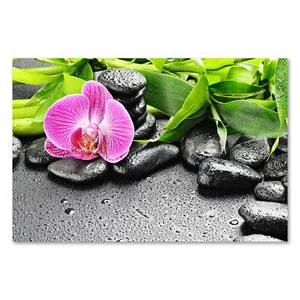 Póster 1231 Póster Lienzo Wellness, Piedras Orquídea Bambú Relajación Spa - Imagen 1 de 7