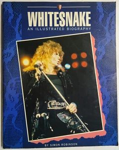 WHITESNAKE AN ILLUSTRATED BIOGRAPHY BUCH VON SIMON ROBINSON BOOK - Picture 1 of 2
