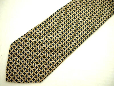 Corbata Brooks Brothers Makers para hombre azul marino beige geométrica 59" Foto 1 de 4