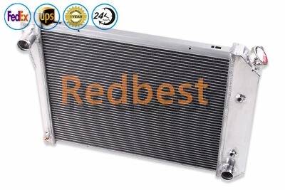 Radiador de aluminio de 4 filas para Chevy Camaro Chevelle El Camino Monte Carlo 68-87 Foto 1 de 4