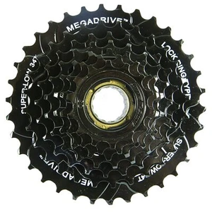 Piñón casete rueda libre negro SunRace MFM300-7 velocidades 14-34T para 7 velocidades, - Imagen 1 de 1