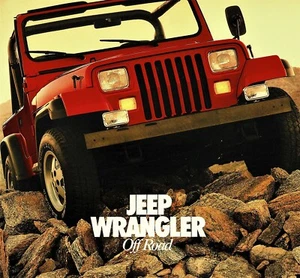 1986 1987 Jeep Wrangler Laredo Base Models Dealer Sales Brochure - Mint! - Picture 1 of 1