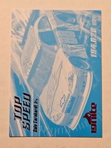Dale Earnhardt Jr.'s Car - 2012 Press Pass Ignite TS Proofs Cyan Insert Card - Picture 1 of 2