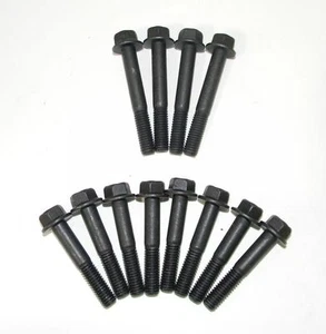 Corvette 62-63 SB 327 350 Rams Horn 6 PT Gr 8 Flange Exhaust Manifold Bolts NEW - Imagen 1 de 2