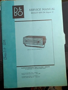 Bang & Olufsen Beolit 609 FM Export II Service Manual - Picture 1 of 3