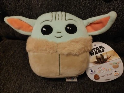 Squishmallows Star Wars Disney Mandalorian The Child Baby Yoda 5 Inch Plush NWT - Image 1 of 4