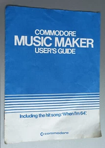 Commodore 64 Music Maker Users Guide - Afbeelding 1 van 2
