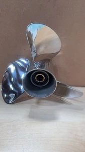 Hélice de barco de acero inoxidable pulido 10,25 x 16 YBS para Yamaha 25-60 HP, RH - Imagen 1 de 4