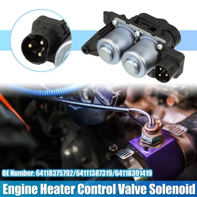 No.64118375792 Engine Heater Control Valve Solenoid for BMW 318i 1992-1999 - Imagem 1 de 4