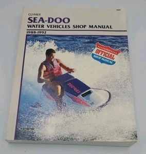 CLYMER W809 SEA-DOO WATER VEHICLES SHOP MANUAL 1988-1992 - Bild 1 von 2