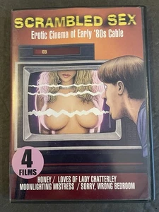 Scrambled Sex DVD 4 Film 2 Disc Set Rare OOP Erotic Cinema Of Early 80’s Cable - Picture 1 of 4