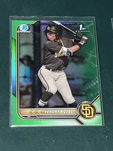 2022 Bowman Chrome Yendry Rojas GREEN /99 - Picture 1 of 1