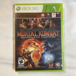 Mortal Kombat Komplete Edition (Microsoft Xbox 360, 2012) CIB Complete Tested - Picture 1 of 6