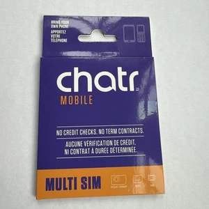 Time For All Kinds - Carte SIM Adaptateur Multi SIM 3 en 1 Chatr Neuf - Photo 1 sur 2