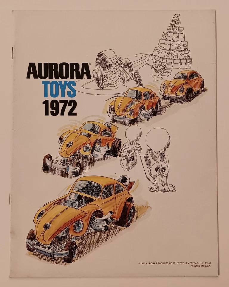 AURORA TOYS (1972) CATALOG THE IMPOSTERS, WHEELIE TRIKE RACE SET, RAZZY RACERS!! - Image 1 of 4