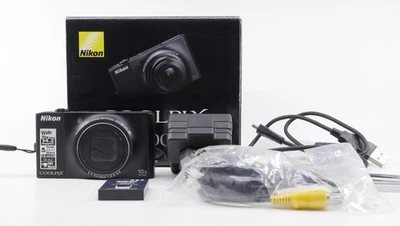 Nikon Coolpix S8000 Digitalkamera Kamera schwarz in OVP - Händler - Bild 1 von 4