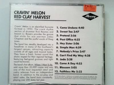 Cravin' Melon - Rote Tonernte CD 1997 Promo Rock Mercury Records - Bild 1 von 2