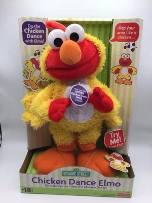 Nuevo en caja Baile y canto animado Chicken Dance Elmo Sesame Street 2001 de colección  Foto 1 de 4