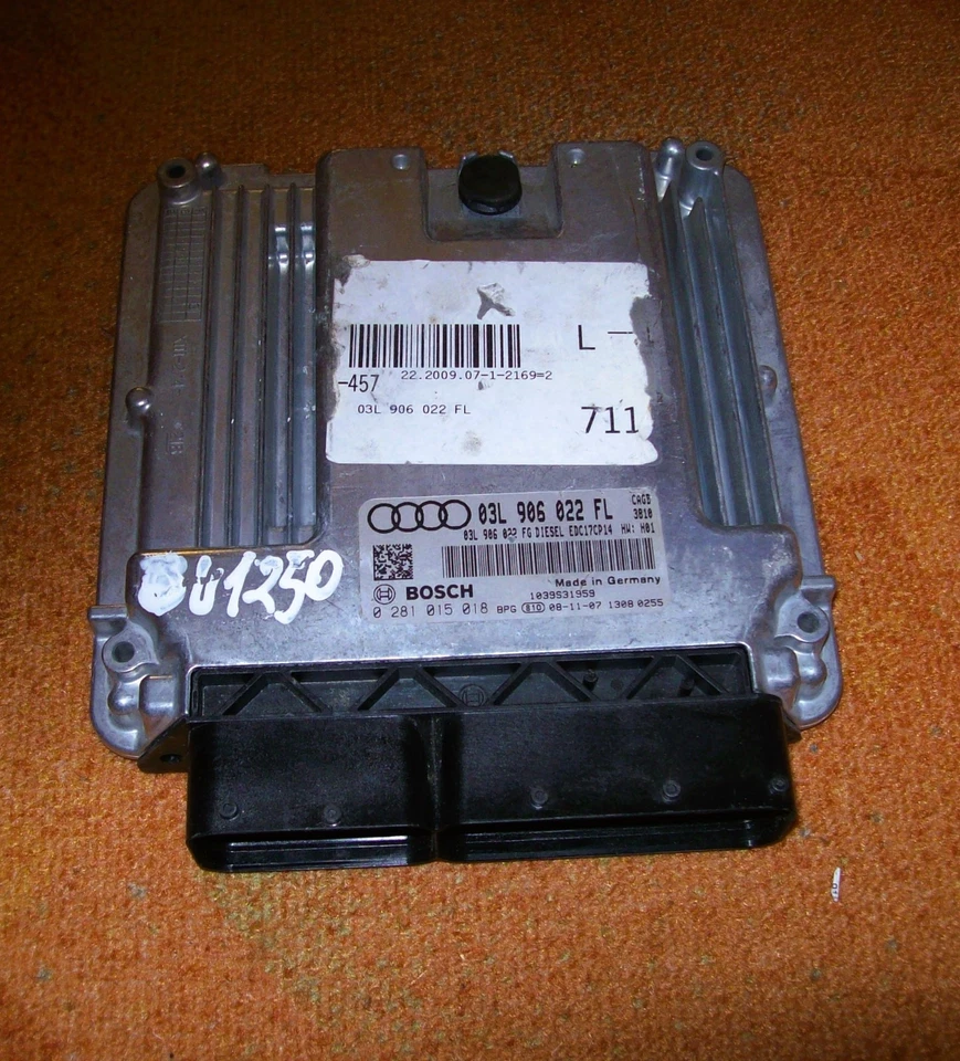 Centralina motore Audi A6 4F 2.0 TDI CAGB 03L906022FL 0281015018 EDC17CP14 2011 - Immagine 1 di 1