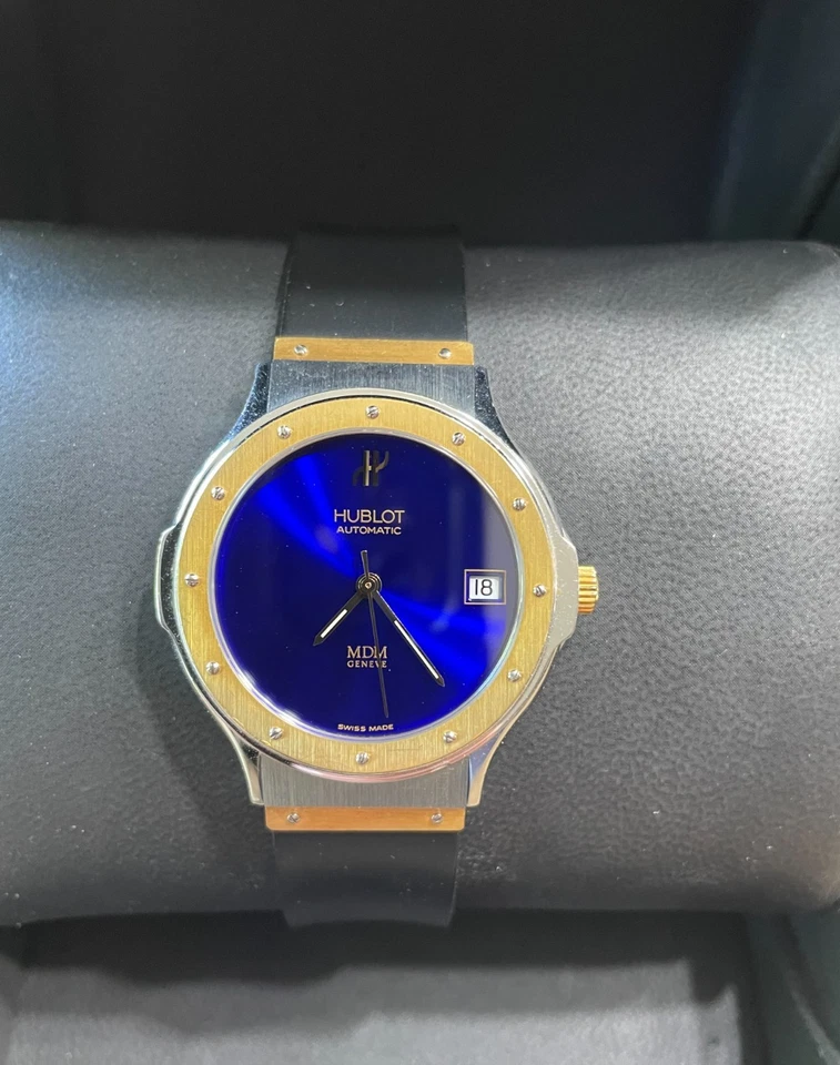 Reloj Automático Hublot MDM Clásico 1581.2 Azul - Propietario Original. Foto 1 de 4