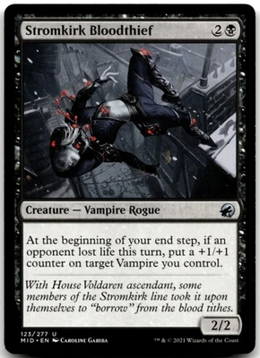 MTG Stromkirk Bloodthief U Innistrad: Midnight Hunt 123 LP - Image 1 of 2