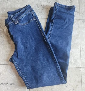 Maurices skinny jeggings stretch jeans women's large dark wash - Picture 1 of 7