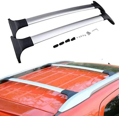 2Pcs Aluminum Roof Rail Rack Cross Bar Crossbar Fit for Ford Ecosport 2013-2022 - Image 1 of 2