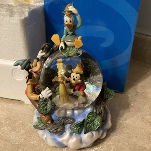 VINTAGE DISNEY STORE MICKEY AND THE BEANSTALK MUSICAL SNOWGLOBE MIT OVP - Bild 1 von 19