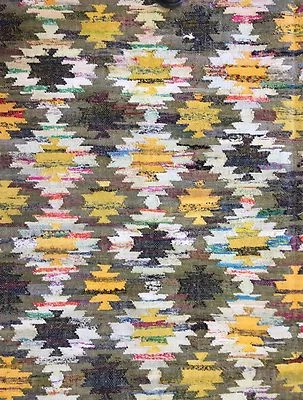 Marvelous Modern - Vintage Kilim Rug - Flatweave Tribal Carpet - 8 x 10 ft. - Image 1 of 4