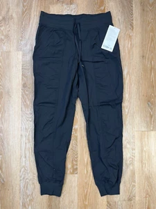 Lululemon Pants Womens 8 Black Dance Studio Mid Rise Jogger Dancer Yoga - Picture 1 of 12