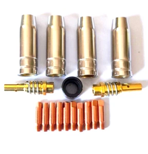 MIG/MAG Teile Set für MB15/150 18-teilig -Stromdüsen (Ø wählbar)Brenner MB15 - Bild 1 von 1