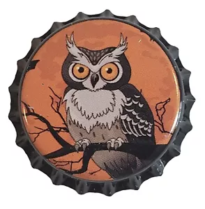 100 tappi corona bottiglia birra Gufo birra homebrew decorazione Halloween birra birra birra fatta in casa - Foto 1 di 5