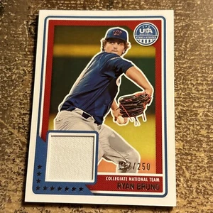 2023 Stars & Stripes - Ryan Bruno - USA Collegiate National Team Relic /250 - Picture 1 of 2