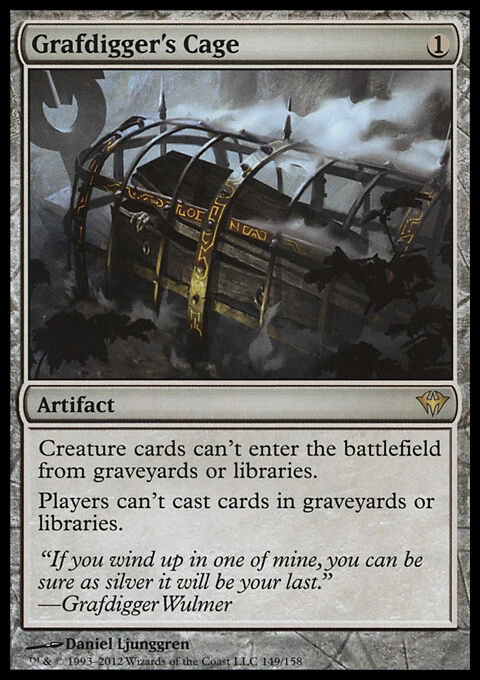 MTG Magic the Gathering Grafdigger's Cage (149/175) Dark Ascension LP - Image 1 of 1