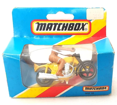 Matchbox Lesney 1:35 HONDA CB 750 FOUR #18 Die-Cast MOTORCYCLE Yellow MB`81 RARE - Image 1 of 4