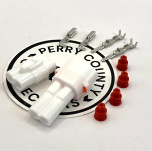 2 Pin Sealed Connector Plug Set Toyota 90980-11141 & 90980-1142 Sumitomo MT - Picture 1 of 5